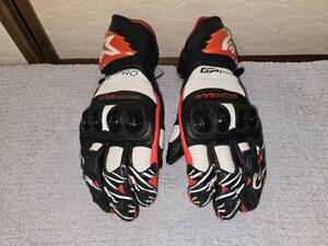 【中古】Alpinestars GP PRO R3 GLOVE　色：BLK/ホワイト/ブライトレッド　サイズ：L　[アルパインスターズ/レーシンググローブ]