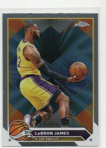 2023-24 Topps Chrome Basketball [LEBRON JAMES] #23 Base Card (ベースカード) NBA レブロンジェームス LAKERS 