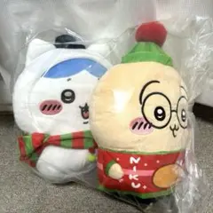 ちいかわクリスマスBIGぬいぐるみ　うさぎ　ハチワレ　セット