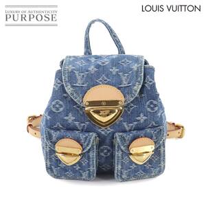 未使用 展示品 ルイ ヴィトン LOUIS VUITTON LVリミックス ヴェニス バックパック リュックサック モノグラム デニム ブルー 90253187