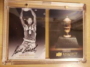 超レア 15枚限定 SSP サイン 2012 -13 UD EXQUISITE BILL RUSSELL Auto (#/15) / ビル ラッセル Autograph (11x NBA Champions) 