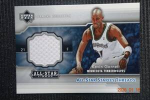 Kevin Garnett 2004-05 Upper Deck All-Star Lineup All-Star Staples Threads 