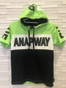 ANAP WAY アナップ　半袖 パーカー　150センチ