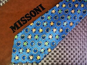 ♪2568S♪新品【太陽 デザイン 柄】ミッソーニ【MISSONI】ネクタイ