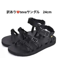 訳あり❤️格安　teva アウトドアサンダル ブラック 24cm ビーチ　黒