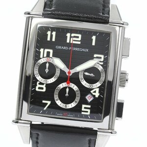 ジラール・ペルゴ GIRARD-PERREGAUX 25840 ヴィンテージ 1945 XXL クロノグラフ 自動巻き メンズ 良品 _751184【ev15】