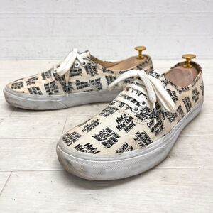 和486★ VANS ヴァンズ バンズ ローカット スニーカー シューズ 総柄 27 ホワイト メンズ