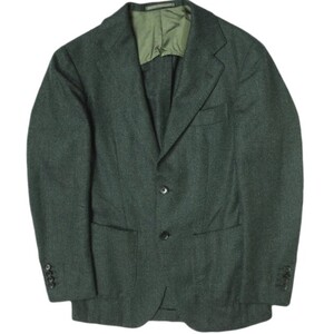 Brilla per il gusto ブリッラペルイルグスト LORO PIANA GREEN HERRINGBORN JACKET ロロピアーナ ヘリンボーンジャケット 42 定価99,000円