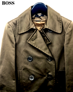 レディース【HUGO BOSS Jacket Brown ヒューゴ ボス ショートジャケット ブラウン】