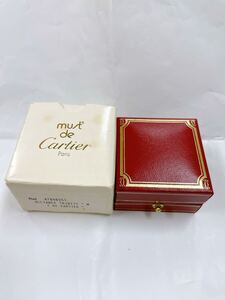 Cartier カルティエ　トリニティリング用ケース　リング用　指輪用　チャーム用 BOX 空箱 ボックス レッド