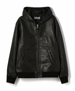 Ｌサイズ　Schott ショット レザー フルジップ パーカー　Schott LEATHER FILLIP PARKA. レザー フルジップ パーカー シープレザー