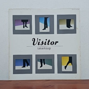 LP/ 来生たかお「VISITOR」付属品無し / セカンドラブ　シルエット・ロマンス　スローモーション　マイ・ラグジュアリー・ナイト