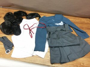 【W5-0364】ラブライブ！ スーパースター！！ 葉月恋 結ヶ丘女子高等学校制服 ウィッグ セット コスプレ 衣装 現状品 同梱可【千円市場】