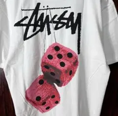 Stüssy サイコロ グラフィック Tシャツ ホワイト L USED