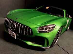 送料無料☆ NOREV製 1/18 メルセデス ベンツ AMG GT-R 2019年型 ７号車 アニメ MFゴースト風 モディファイ CUSTOM