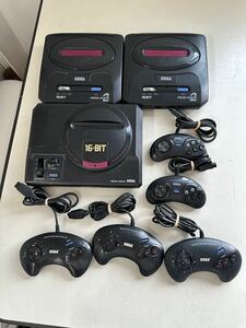 SEGA メガドライブ2 HAA-2502/ MEGA DRIVE 16-BIT HAA-2510/ コントローラー SJ-3500/SJ-6000 動作未確認