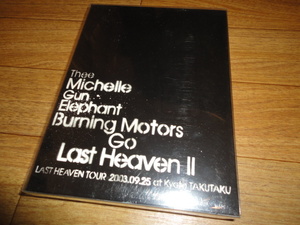 初回限定盤♪THEE MICHELLE GUN ELEPHANT (ミッシェル) BURNING MOTORS GO LAST HEAVEN II LAST HEAVEN TOUR 2003.9.25 at KYOTO TAKUTAKU