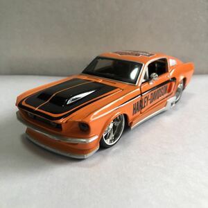 激レア超希少！Maisto／マイスト！1967 FORD Mustang GT！HARLEYーDAVIDSONコラボ仕様！1/24！当時物！入手困難モデル！