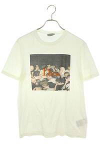 ディオールオム Dior HOMME 733J603WI114 サイズ:XXS モッシュピットエンブロイダリーTシャツ 中古 BS99