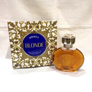 【6HH上個01004C】1円スタート/香水/VERSACE/ヴェルサーチ/BLONDE/ブロンド/EDT/オードトワレ/100ｍｌ/箱あり/残量9割以上