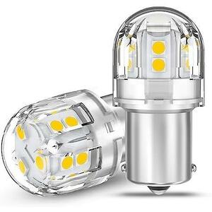 ★S25シングル球_ホワイト★ ホワイト S25 シングル球 LED 爆光 バックランプ 15連3030SMD 12V-24V車用 BA15S P21W G18 LEDバルブLEDランプ