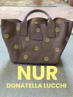 NUR DONATELLA LUCCHI 本革トートバッグスマイル