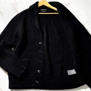 未使用級/カシミヤ100％●Ermenegildo Zegna【ストレッチ素材 希少XL】カーディガン セーター ジャケット エルメネジルドゼニア カシミア 