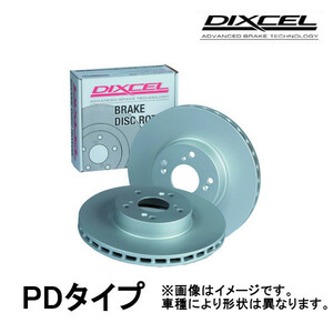 DIXCEL ブレーキローター PD 前後セット ルノー ルーテシア III 1.6(R：ベアリング付) RK4M/RK4MC 06/3～2013/09
