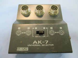 ＡＤＯＮＩＳ　ＡＫ−７　マイク切替器　（UNIVERSAL　SELECTOR）　中古