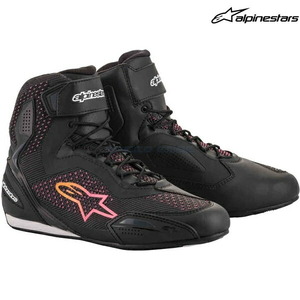 在庫あり alpinestars アルパインスターズ レディース STELLA FASTER-3 RIDEKNIT SHOE カラー:BLACK YELLOW PINK(1439) サイズ:6/23.5cm