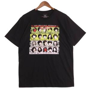 新品 【Some Girls】ローリングストーンズ 女たち プリント Tシャツ L // ロックTシャツ バンドTシャツ チャーリーワッツ ロンウッド