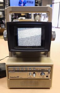 通電・砂嵐確認済み ナショナル National 車載カラーテレビ TransAmIV TR-4CT1 通電 現状 86年製 昭和レトロ ビンテージ ヴィンテージ