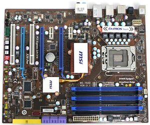 【中古】MSI製 ATXマザーボード X58 Pro LGA1366 訳あり [管理:1050024674]