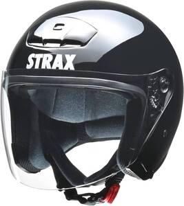 未使用 リード工業 LEAD バイクヘルメット ジェット STRAX SJ-4 ブラック BIGサイズ 63-64cm 高耐久 衝撃吸収 通気性