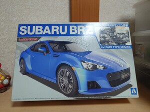 アオシマ 1/24 スバル BRZ エンジンパーツ付き