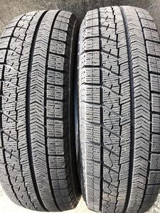 155/65R14 ブリヂストン/VRX スタッドレス2本セット16年 バリ溝 軽自動車