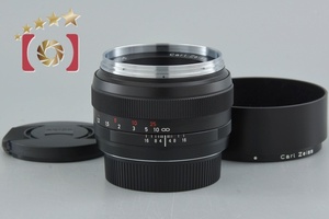 【中古】Carl Zeiss カールツァイス Planar 50mm f/1.4 ZE T* キヤノン用