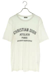 ディオール DIOR 043J615A0589 サイズ:M アトリエロゴプリントオーバーサイズTシャツ 中古 SB01