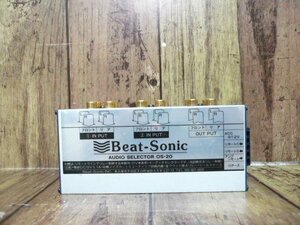 ☆簡易音出し確認済♪Beat-Sonic ビートソニック AUDIO SELECTER OS-20 オーディオセレクター カーオーディオカスタムパーツ 管理/R707☆