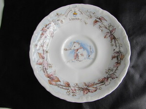 【ロイヤルドルトン　WINTER】ソーサーのみ　Royal Doulton ウインター 冬