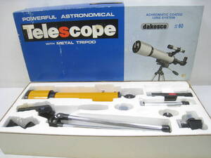 定価25800円 日本製 dakosco #60 Telescope T808 望遠鏡 