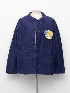 【デッドストック】50s 60s barbd bleue ワークジャケット フレンチワーク ユーロヴィンテージ ツイル カバーオール フランス 