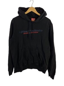 DIESEL◆パーカー/M/コットン/BLK/A03744