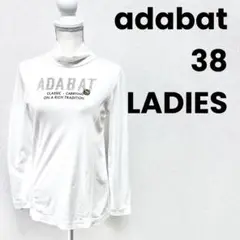 adabat アダバット モックネック 長袖シャツ 38 レディース ゴルフ