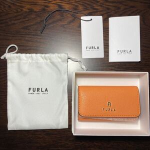  FURLA キーホルダー　キーケース 本革 WR00344