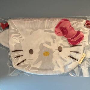 巾着 ポーチ ハローキティ HELLO KITTY サンリオ フェイス 顔