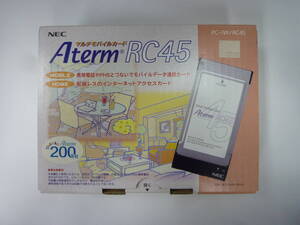 NEC マルチモバイルカード Aterm RC45