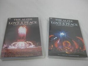 【同梱可】優良品 THE ALFEE DVD 23nd Summer 2004 LOVE＆PEACE 2点 グッズセット