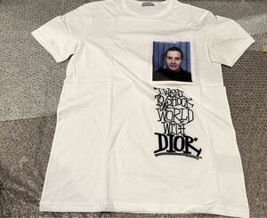 Christiandior キムジョーンズ　未使用品　Tシャツ フォト　ロゴ　ショーン dior shawn stussy 未使用品 