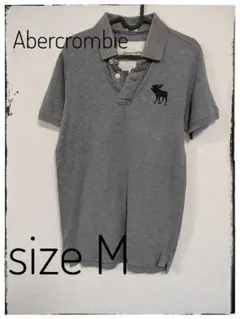 Abercrombie グレー ポロシャツ M